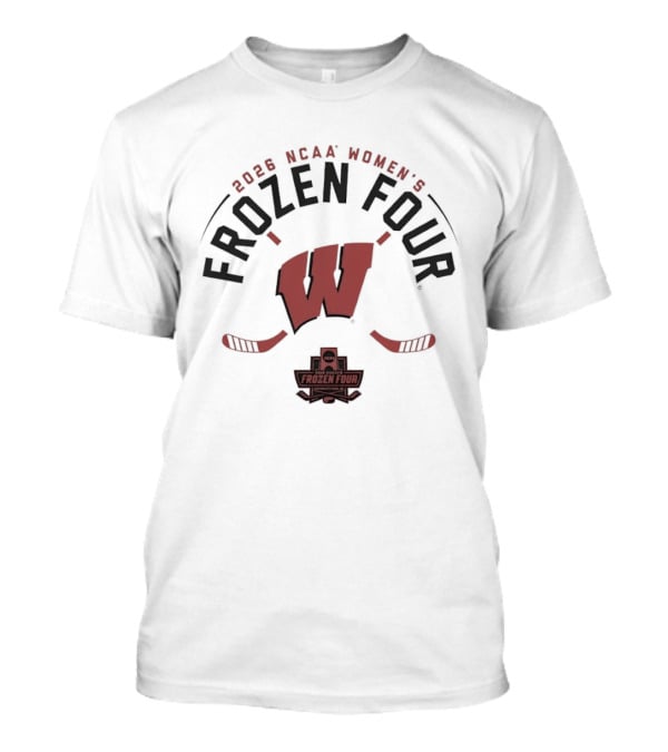 2026 NCAA Women's Frozen Four Wisconsin Badgers Hockey T-Shirt