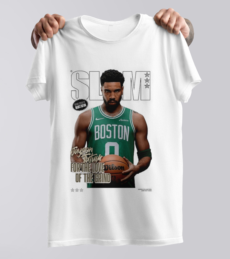 SLAM 261 Jayson Tatum Boston Celtics For The Love Of The Grind T-Shirt