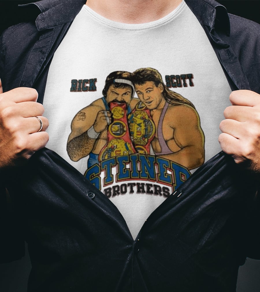 Rick Scott Steiner Brothers Wrestling Champions T-Shirt