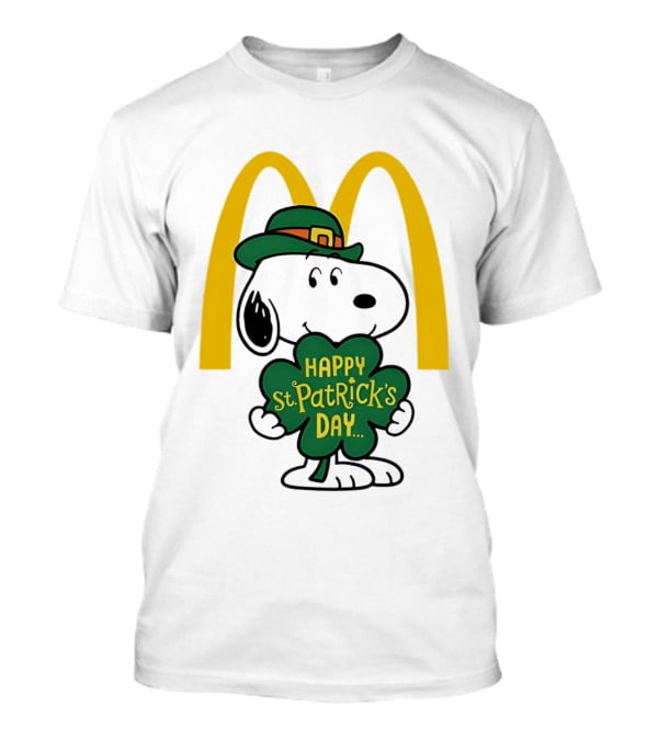 McDonald's Snoopy Happy St. Patrick's Day 2026 Collaboration T-Shirt
