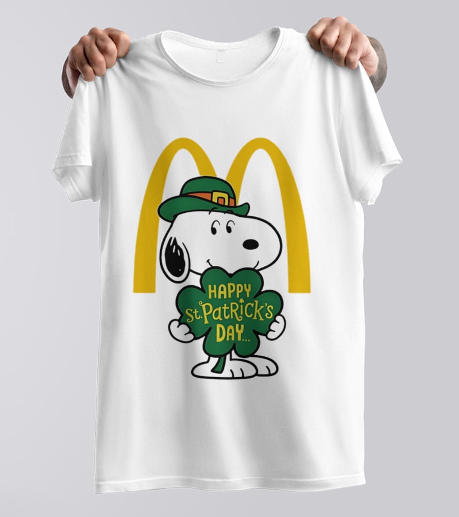 McDonald's Snoopy Happy St. Patrick's Day 2026 Collaboration T-Shirt