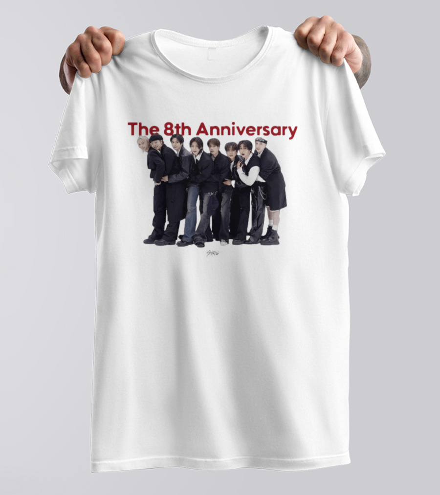 Stray Kids The 8th Anniversary Celebration T-Shirt