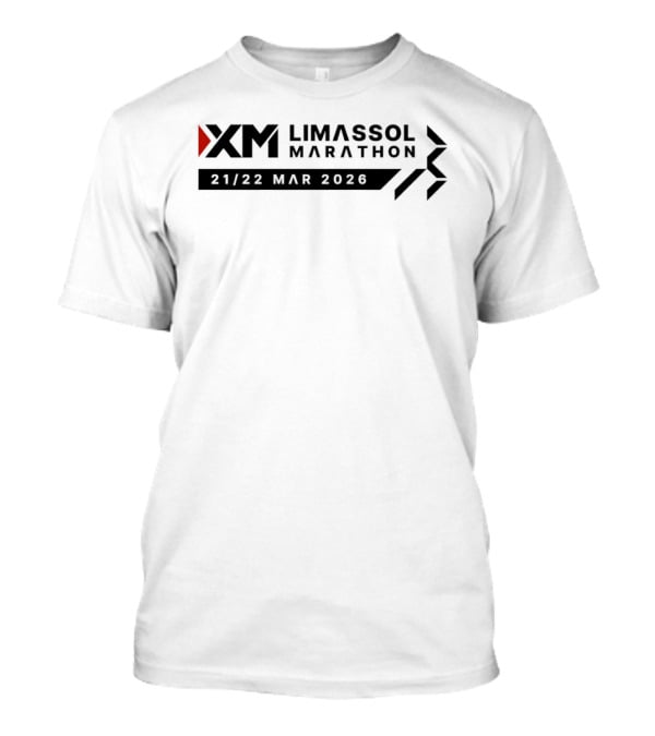 XM Limassol Marathon 2026 21 24 Mar Cyprus T-Shirt