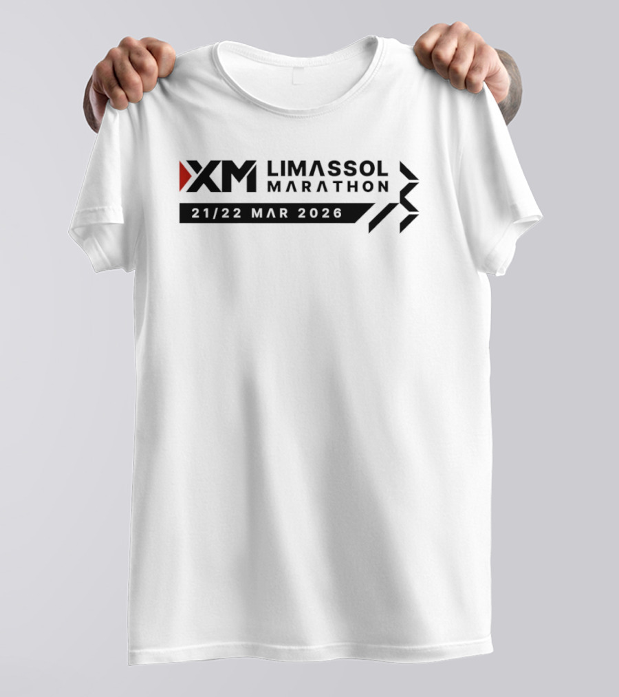 XM Limassol Marathon 2026 21 24 Mar Cyprus T-Shirt