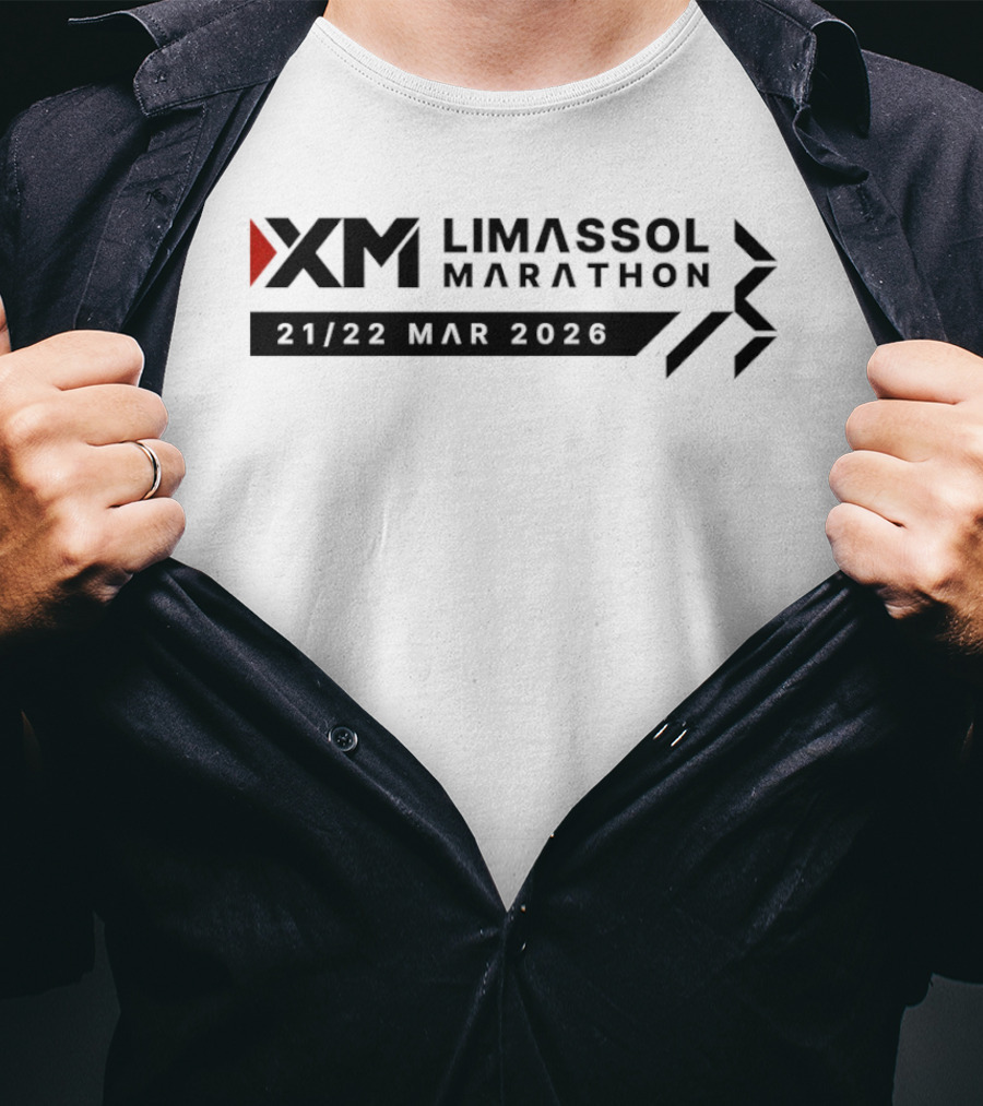 XM Limassol Marathon 2026 21 24 Mar Cyprus T-Shirt