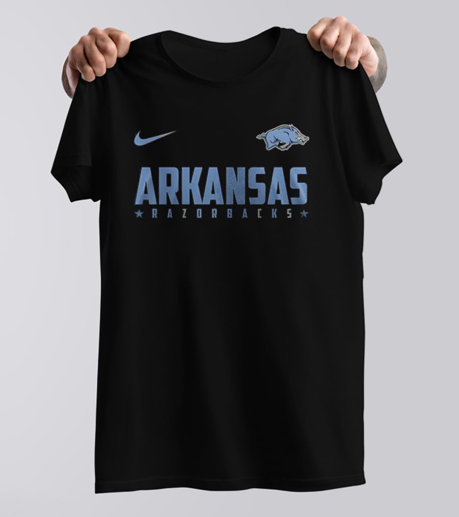 Nike Arkansas Razorbacks 250 Years Anniversary United States Navy T-Shirt