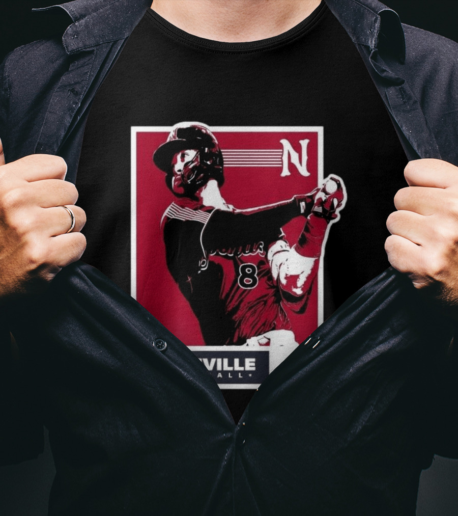 Nashville Baseball 2026 Sounds Tour Yankees Player Number 8 T-Shirt