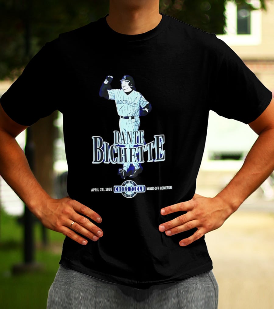 Dante Bichette Rockies Coors Field Walk Off Home Run T-Shirt