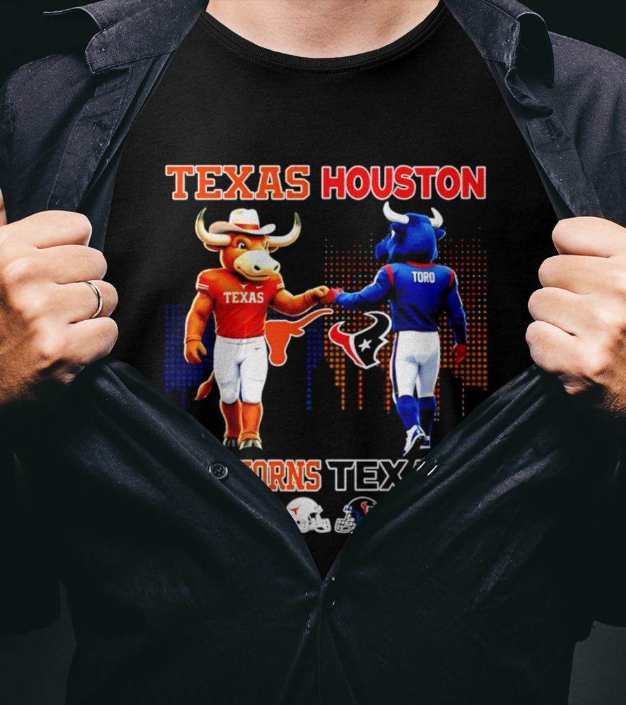 Texas Longhorns Texas Houston Toro Saturdays Sundays T-Shirt