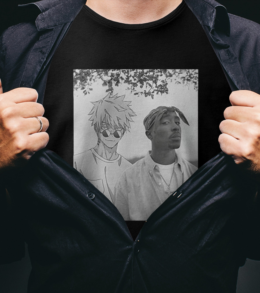 Jujutsu Kaisen X Tupac Collaboration All Eyez On Me T-Shirt