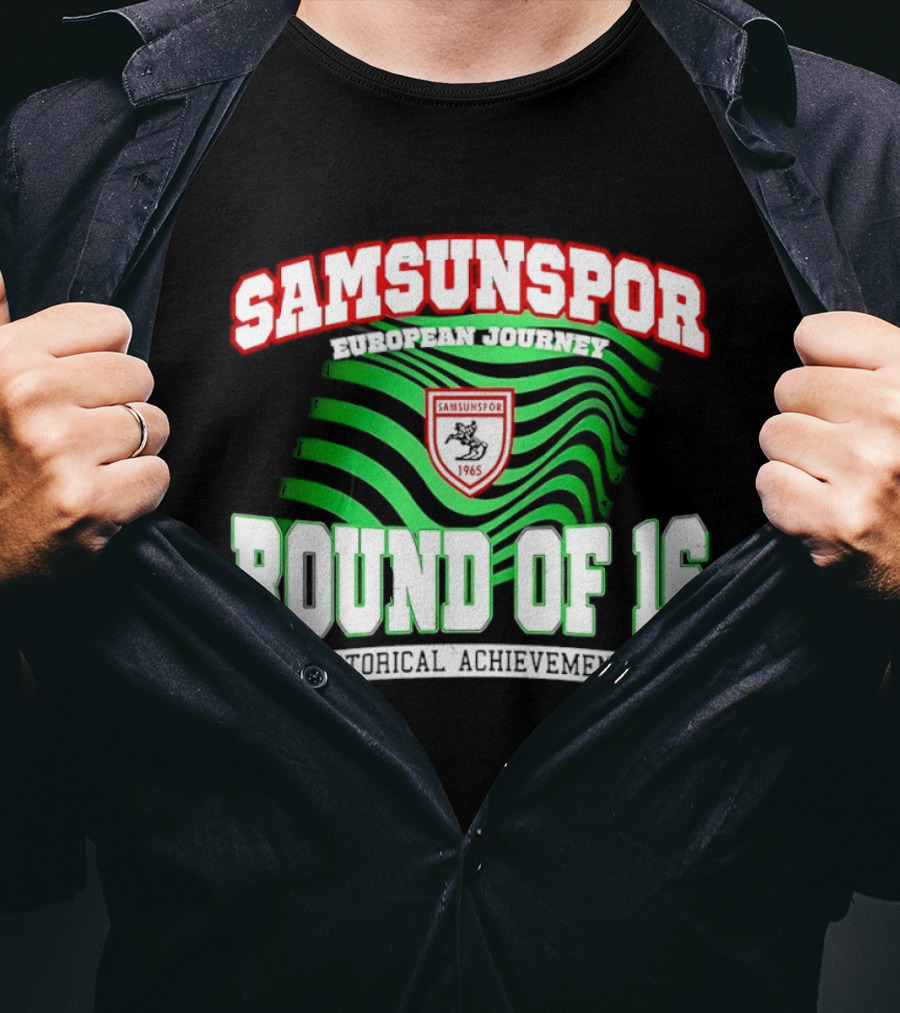 Samsunspor European Journey 1965 Round Of 16 Historical T-Shirt