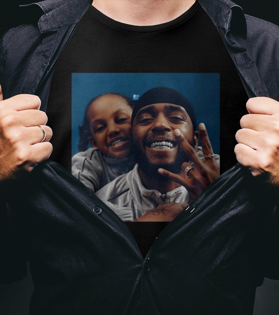 6Lack Love Is The New Gangsta Album Cover Grinning With Grillz T-Shirt