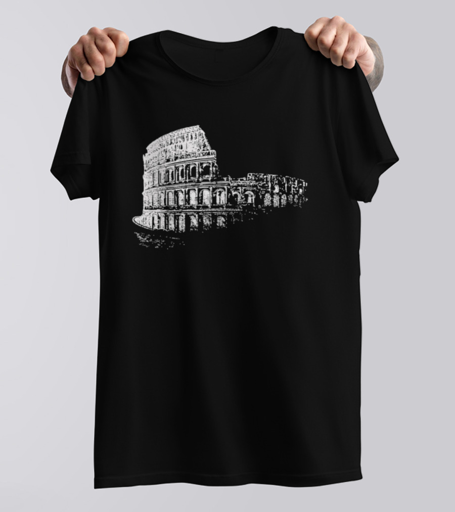 Ancient Rome Colosseum Roman Amphitheatre Historic Landmark Italy T-Shirt