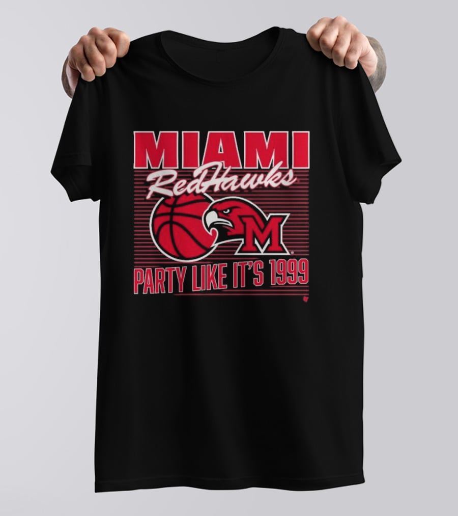 Miami RedHawks Basketball Party Like It's 1999 T-Shirt