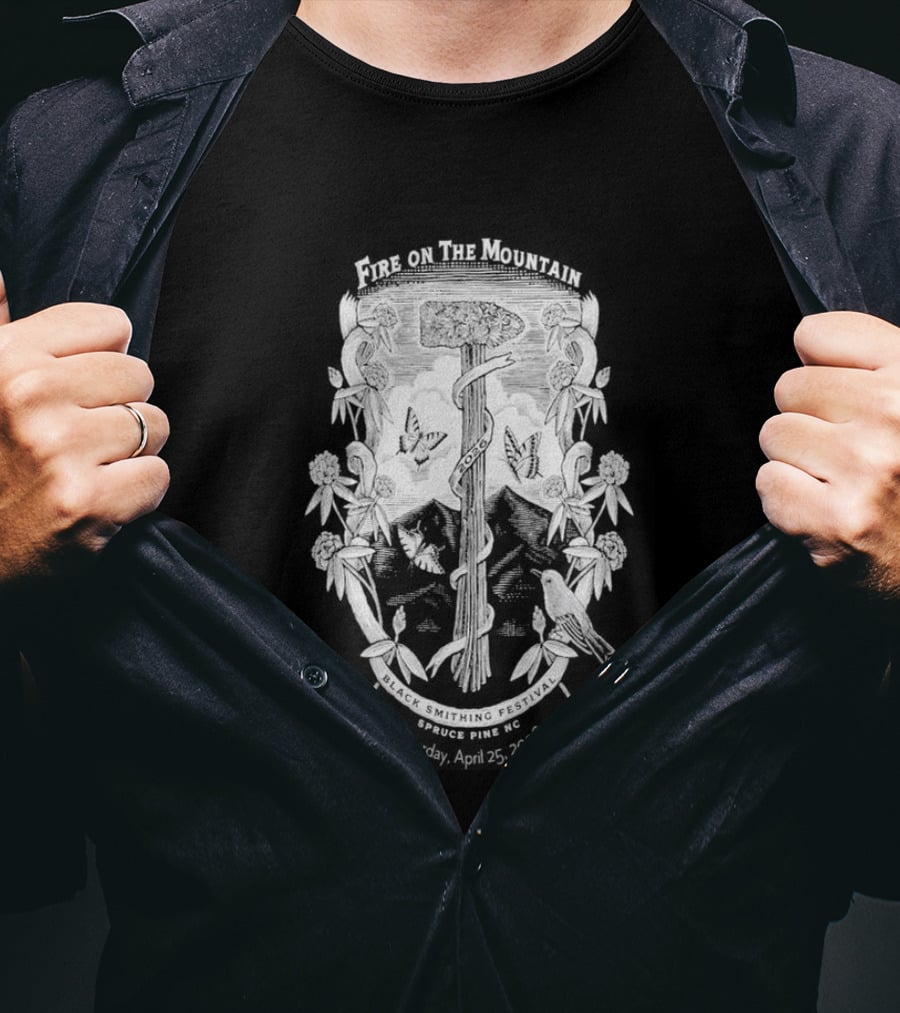 Fire On The Mountain Festival Spruce Pine NC Apr 25 2026 T-Shirt