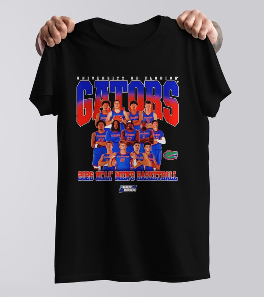 Florida Gators 2026 NCAA Men's Basketball March Madness Team T-Shirt