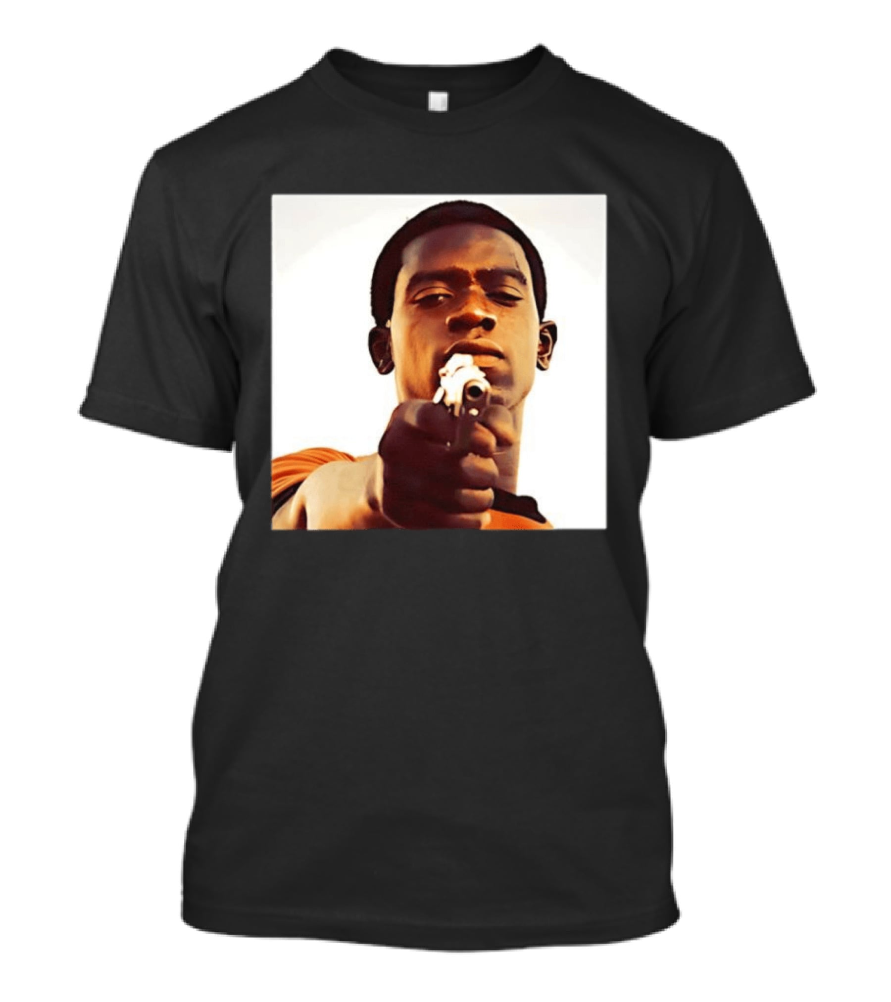Snowfall TV Series 2017 Damson Idris Character With Gun T-Shirt