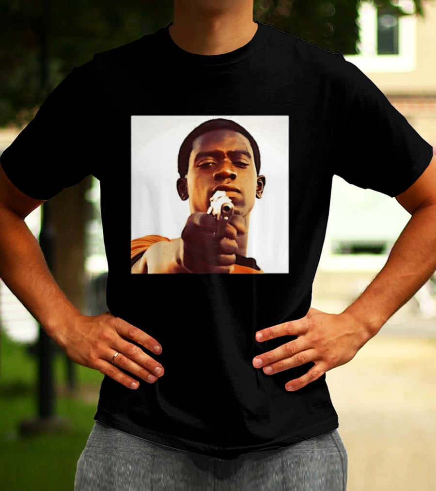 Snowfall TV Series 2017 Damson Idris Character With Gun T-Shirt