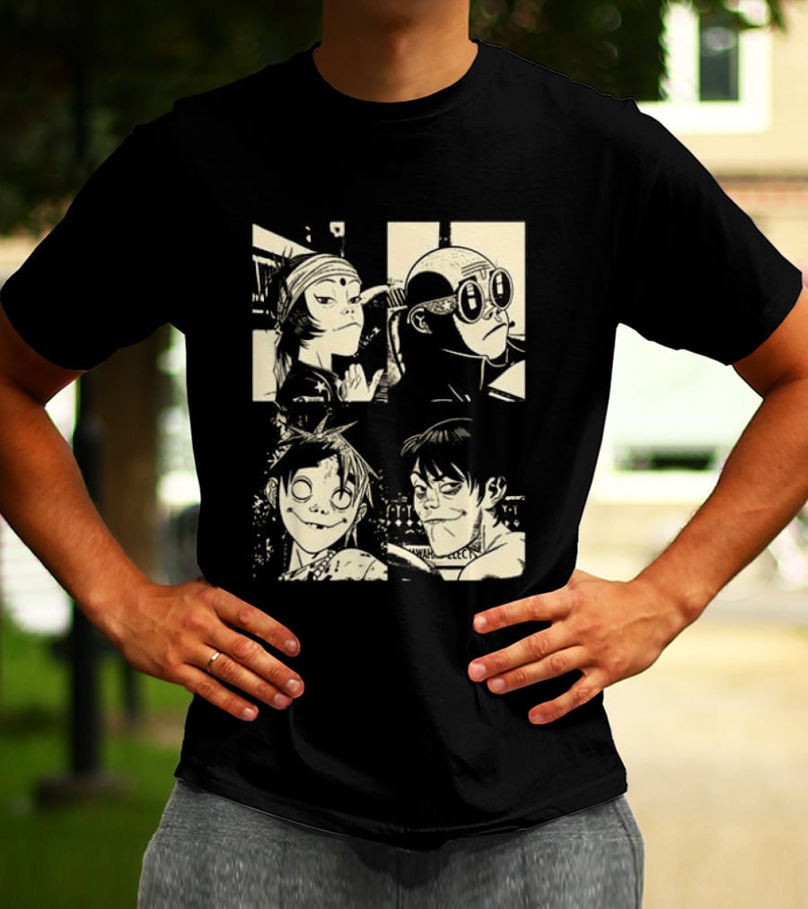 Gorillaz The Mountain Tour 2023 Dates And Locations Vintage Band T-Shirt