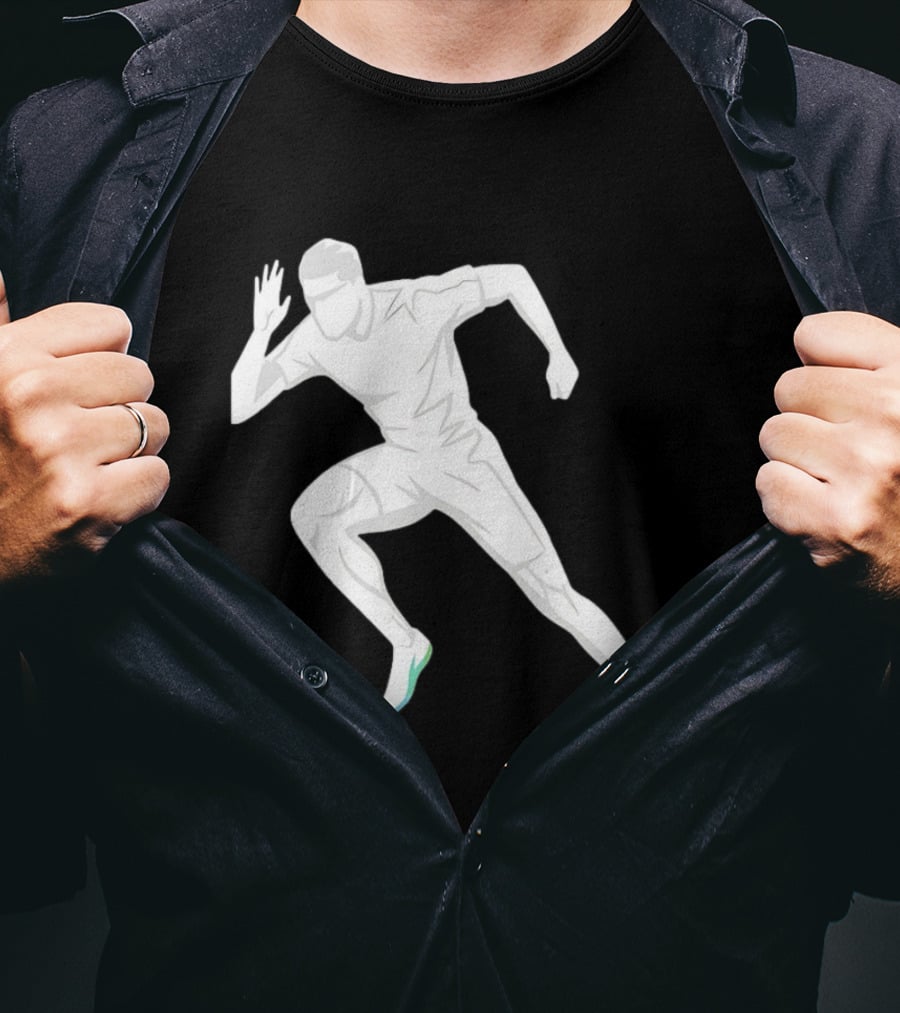 Sprint Athlete Dynamic Pose Running T-Shirt