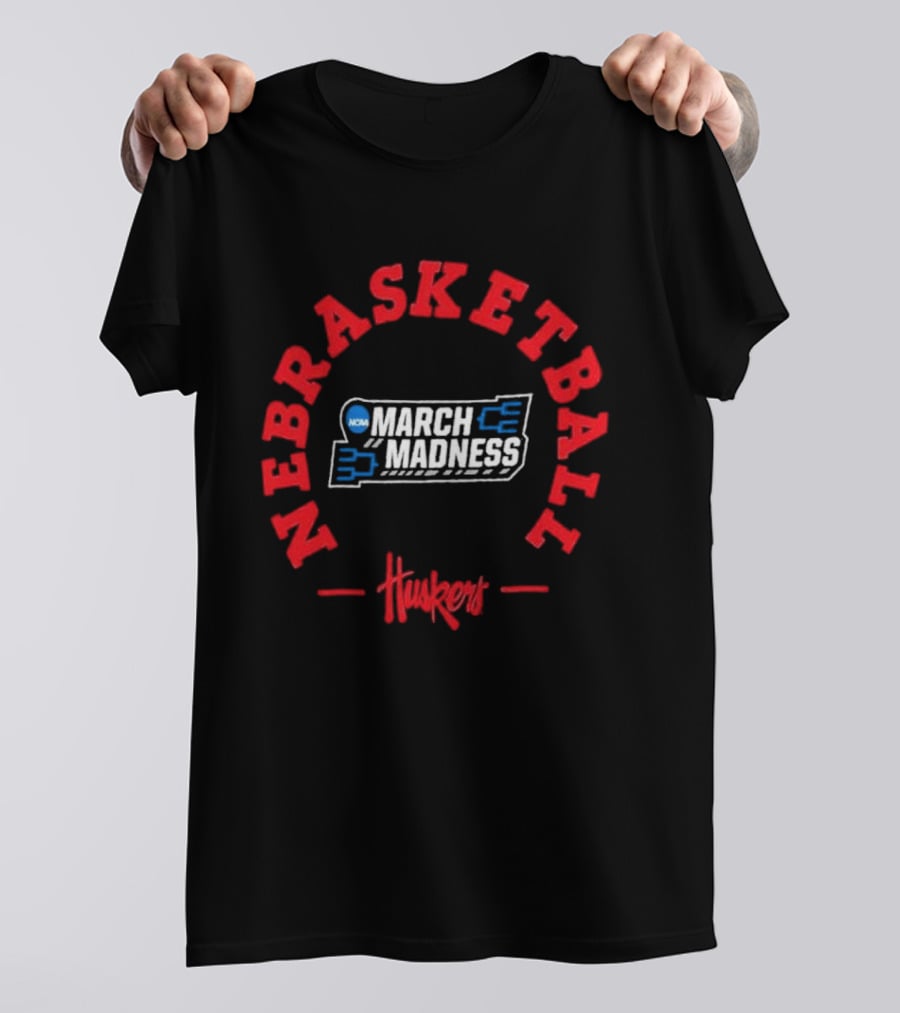 Nebrasketball NCAA Huskers March Madness 2026 T-Shirt