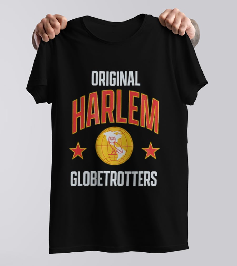 Original Harlem Globetrotters Owl And Stars T-Shirt