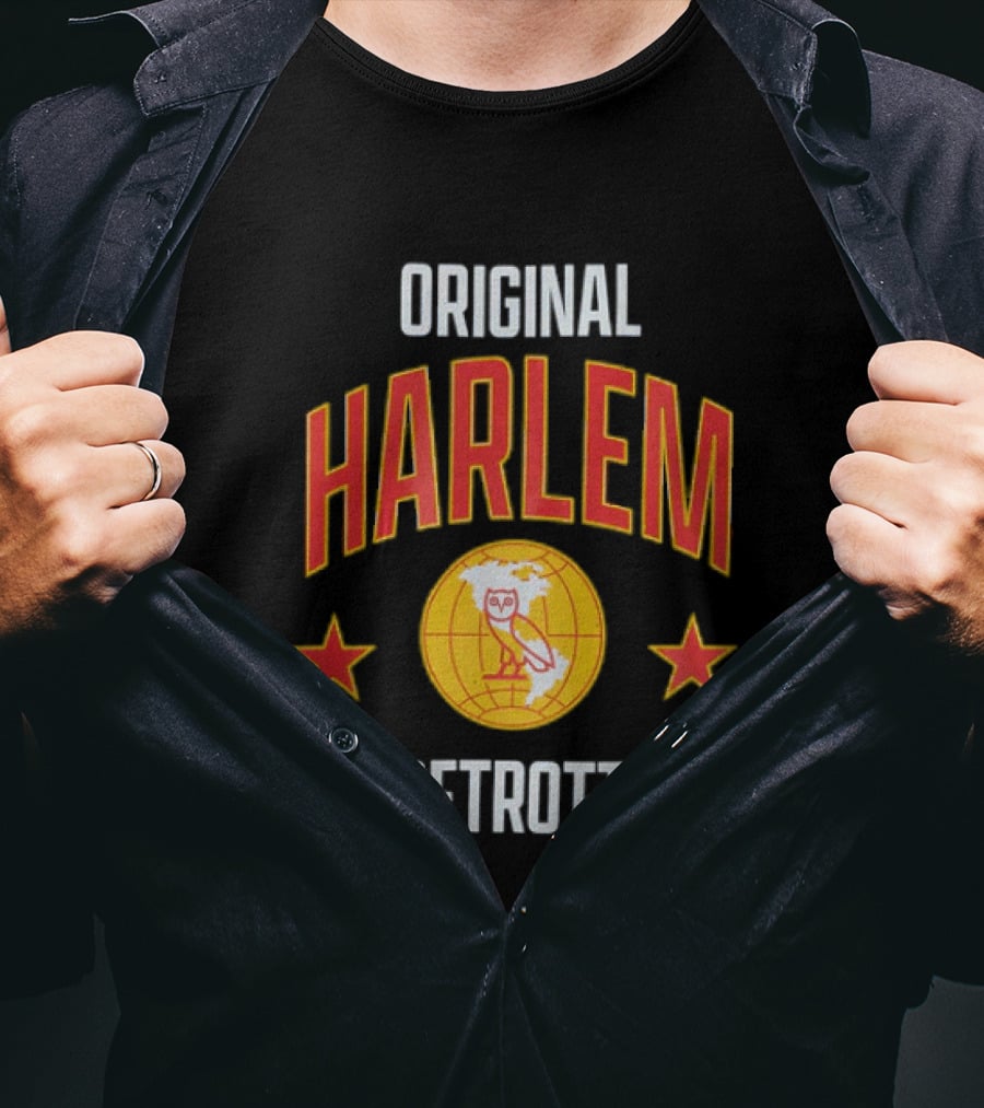 Original Harlem Globetrotters Owl And Stars T-Shirt