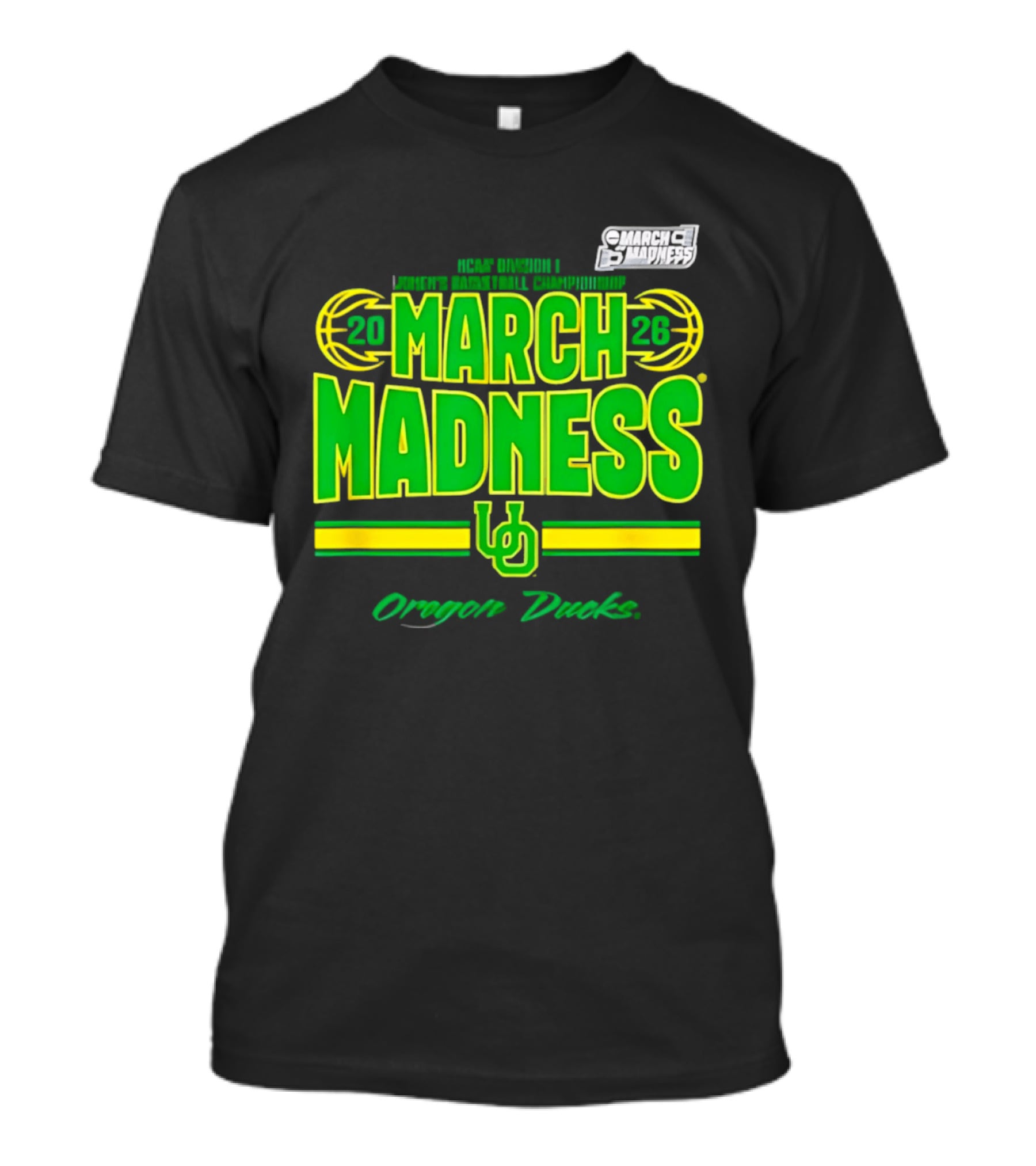 Oregon Ducks 2026 NCAA Tournament Women's Basketball Championship March Madness T-Shirt