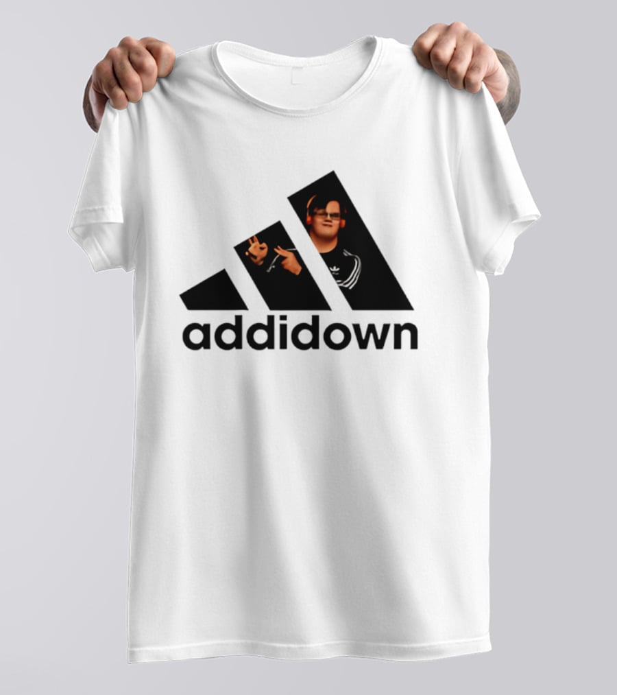 Addidown Down Syndrome Sign Language Pose T-Shirt