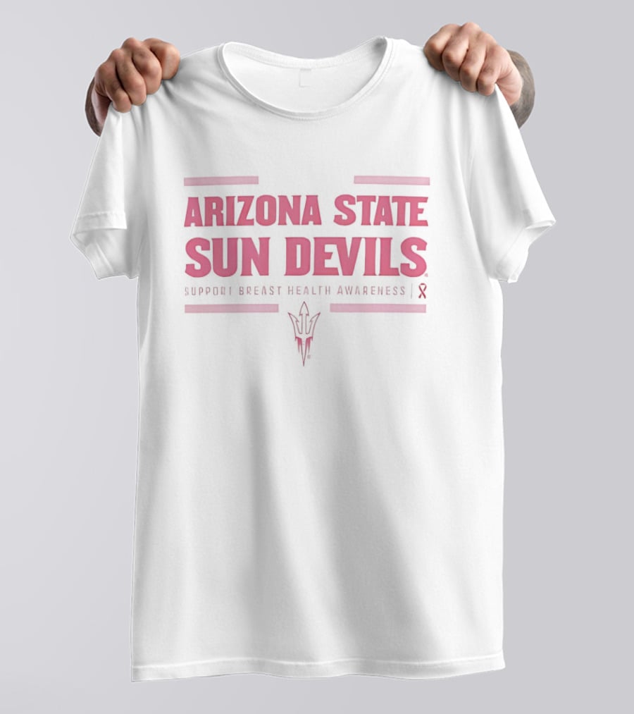 Arizona State Sun Devils Women's Breast Cancer Awareness 2024 T-Shirt