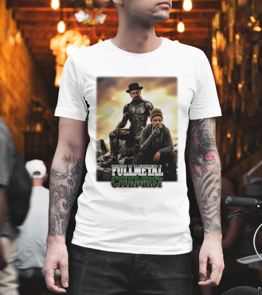 Bryan Cranston Jesse Pinkman Fullmetal Chemist T-Shirt