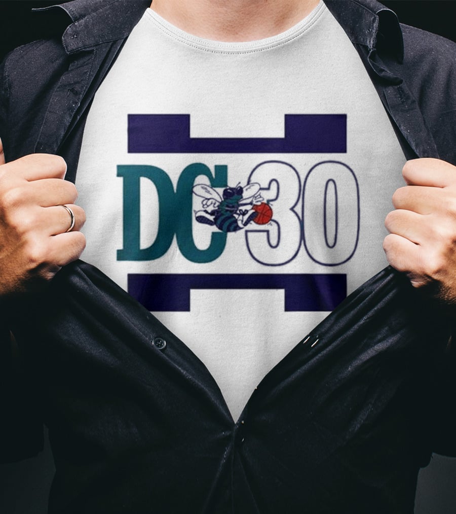 Charlotte Hornets 2026 DC 30 Dell Curry T-Shirt