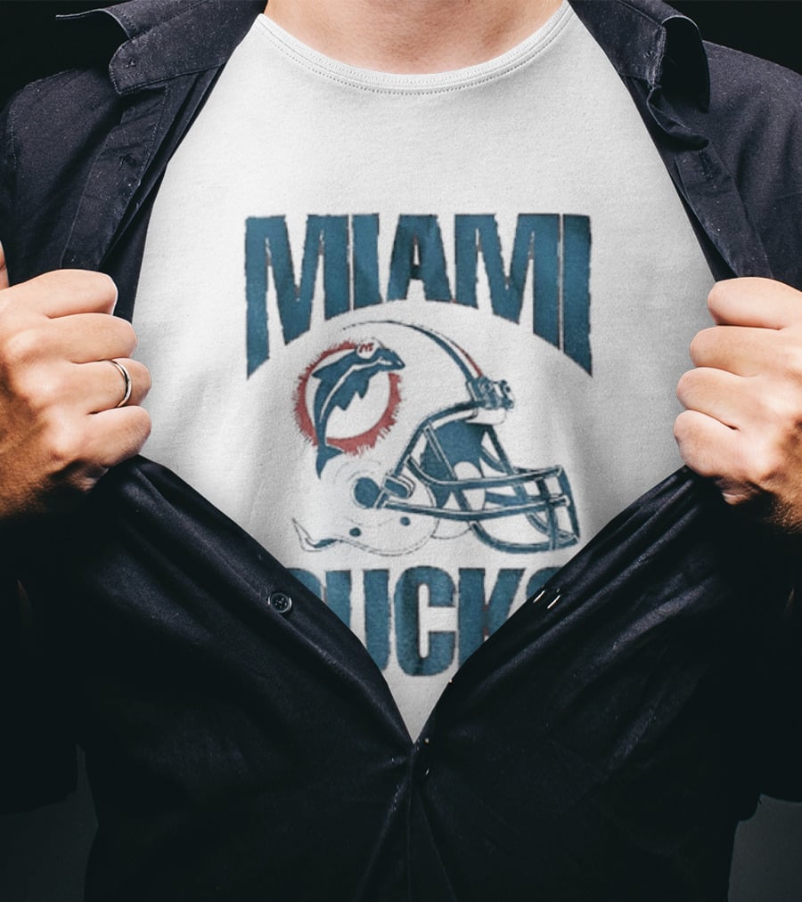 Miami Sucks Dolphins Helmet Football 2025 T-Shirt
