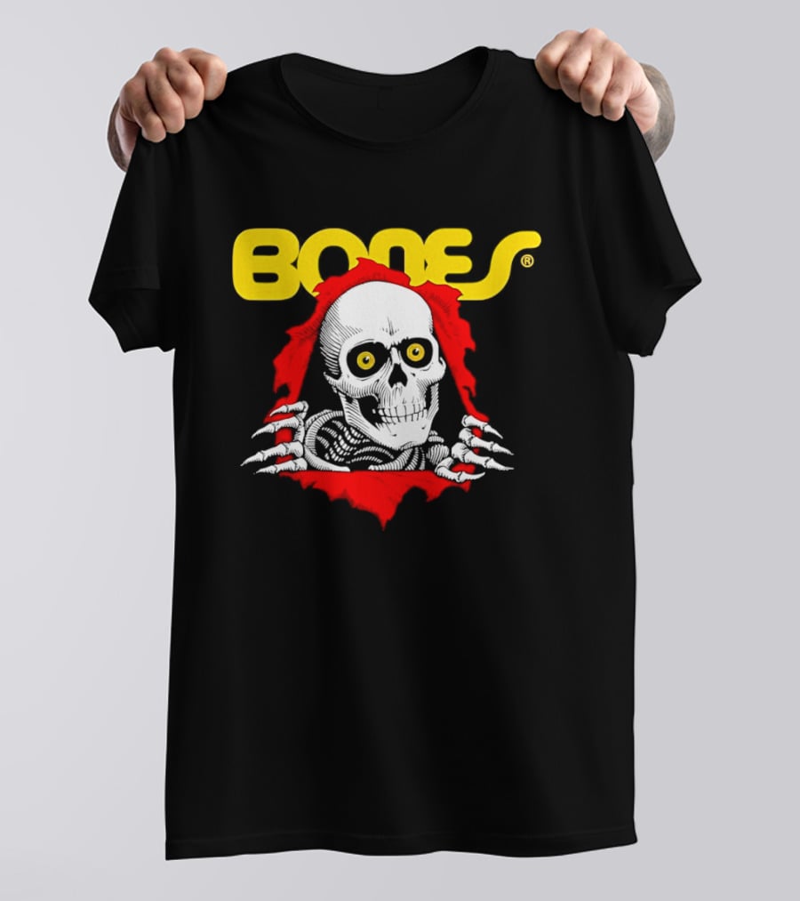 Bones Brigade Powell Peralta Ripper Skeleton Skull T-Shirt