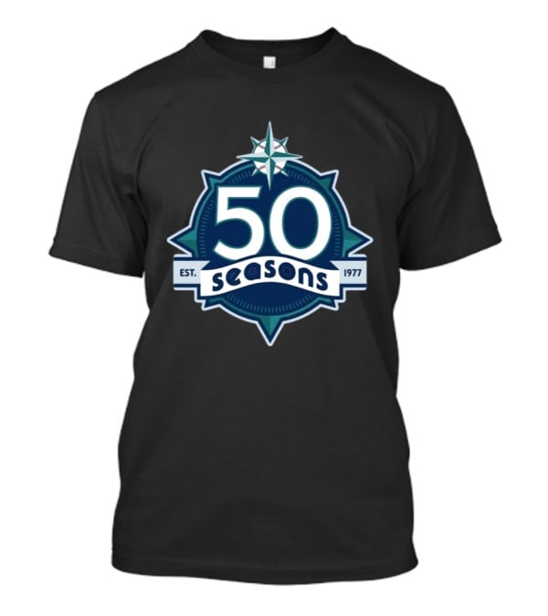 Cal Raleigh Seattle 50 Seasons Est. 1977 T-Shirt