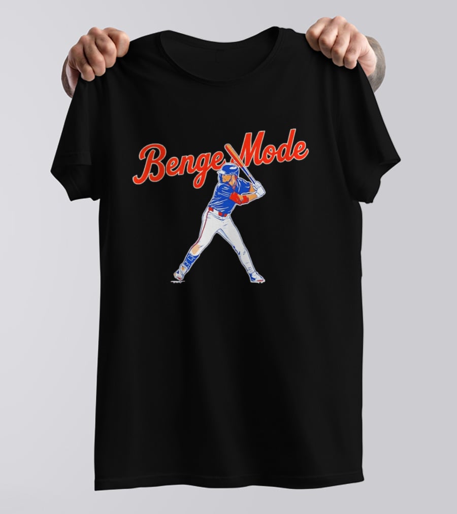 Benge Mode Carson New York Mets Baseball T-Shirt