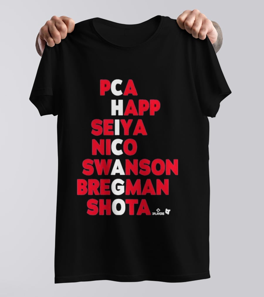 PCA Happ Seiya Nico Swanson Bregman Shota Chicago 2026 T-Shirt