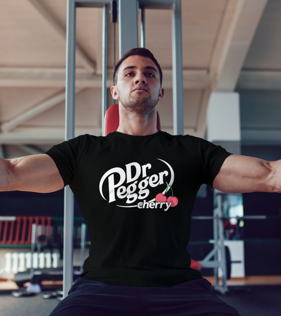 Dr Pegger Cherry Soda Parody With Cherries T-Shirt
