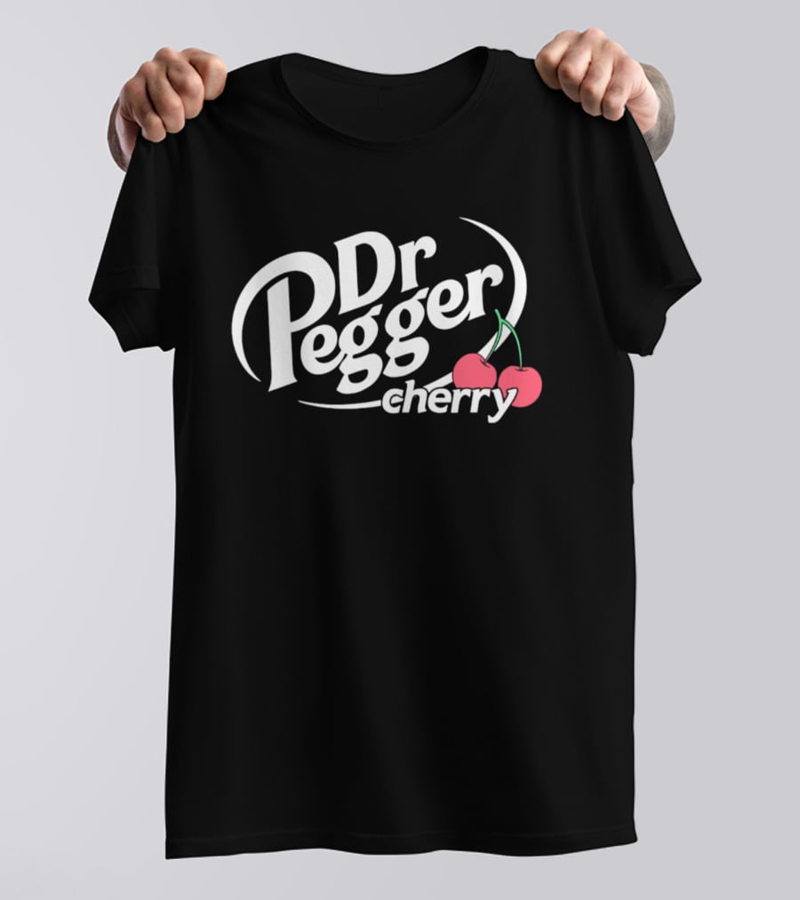 Dr Pegger Cherry Soda Parody With Cherries T-Shirt