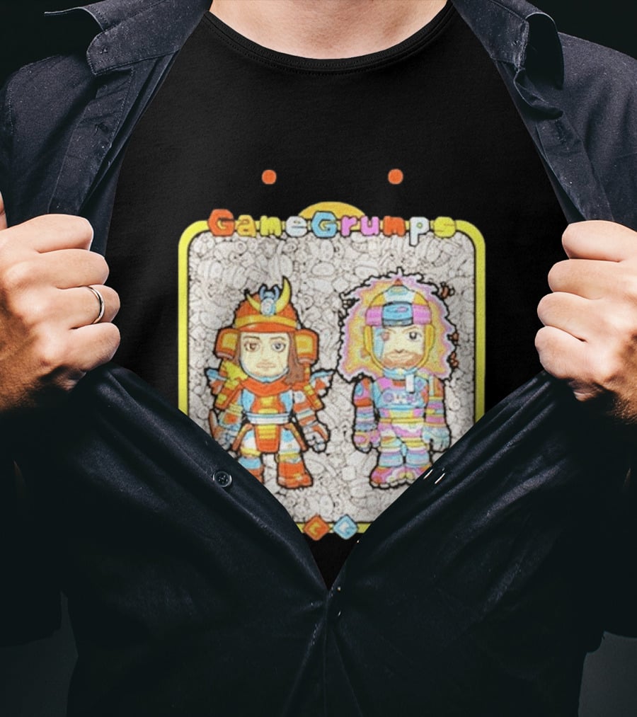 Game Grumps X 326 Collaboration Colorful Characters T-Shirt