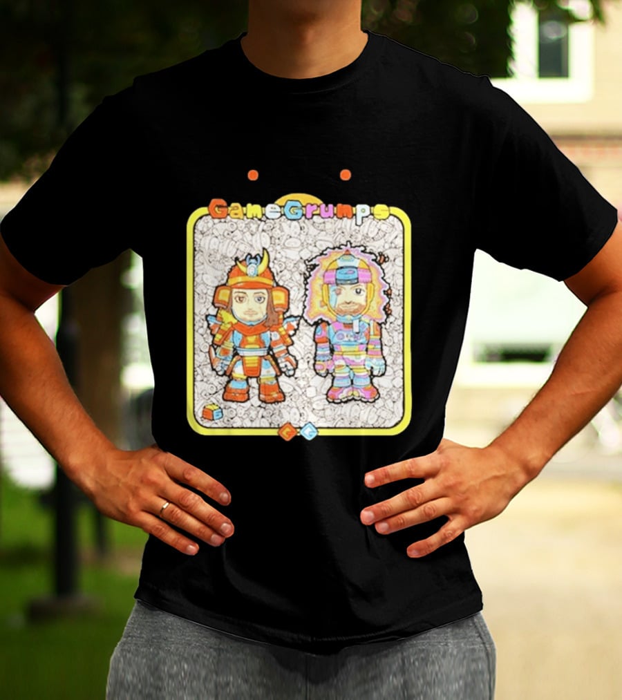 Game Grumps X 326 Collaboration Colorful Characters T-Shirt