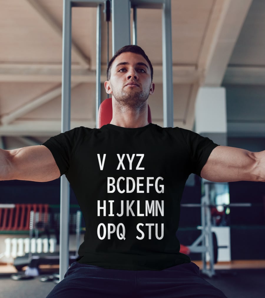 V Xyz Bcdefg Hijklmn Opq Stu T-Shirt