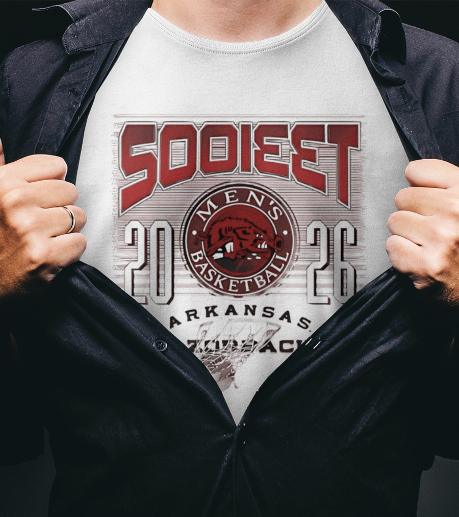 Arkansas Razorbacks 2026 SooiEet Men's Basketball T-Shirt