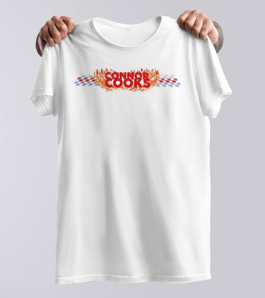 Connor Cooks 88 Wendy's Racing Flame T-Shirt