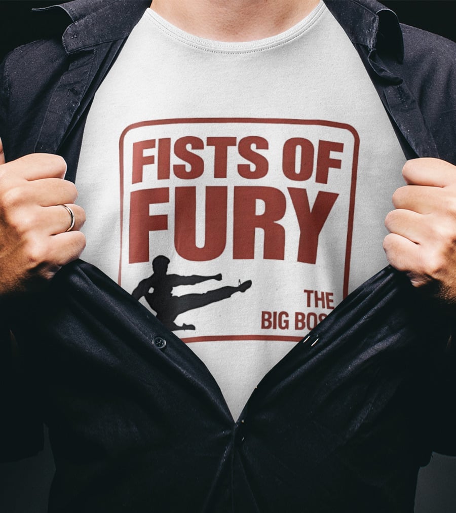 Fists Of Fury The Big Boss Martial Arts Kick T-Shirt