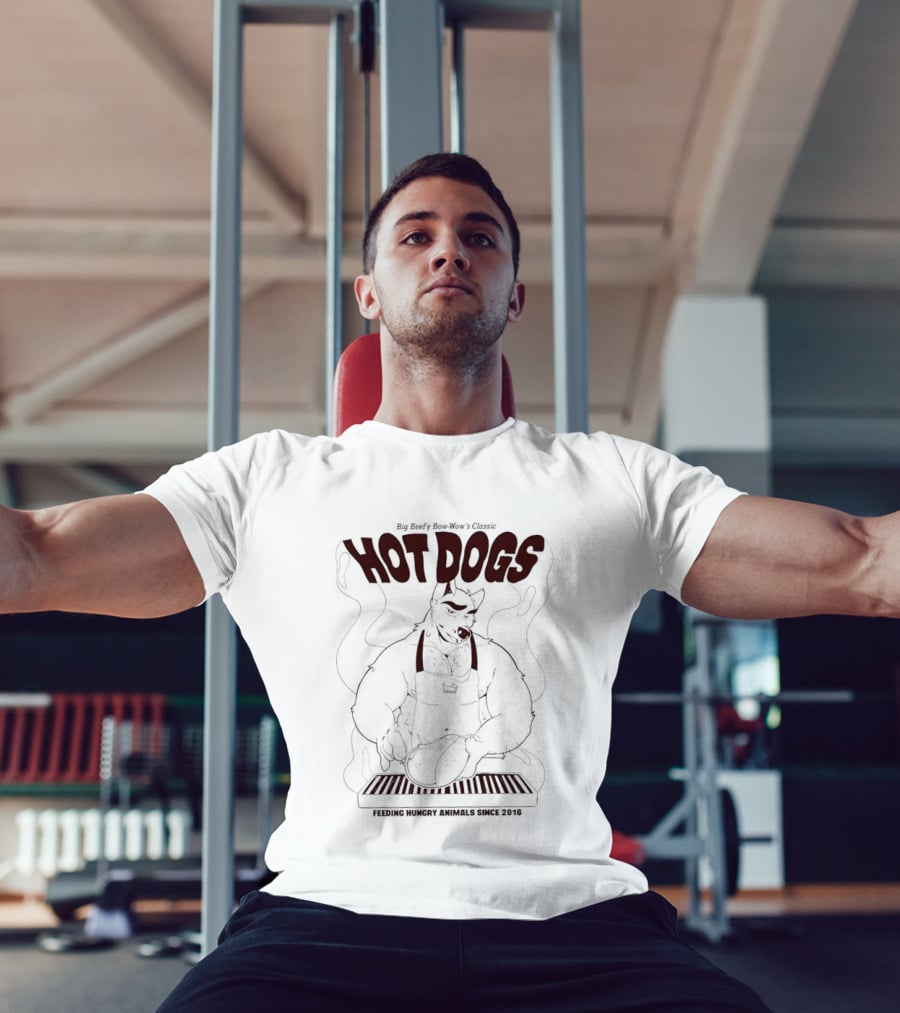 Hot Dogs Feeding Hungry Animals Since 2016 BBQ Chef T-Shirt