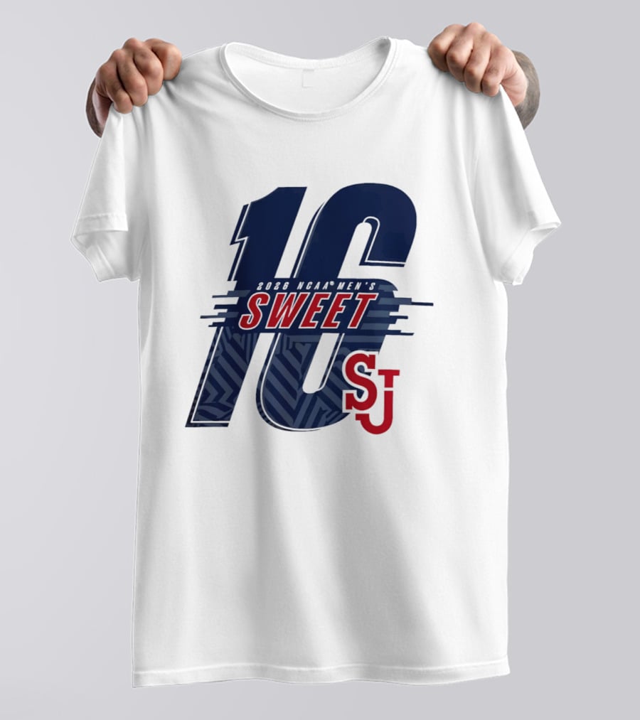 St. John's 2026 NCAA Men's Basketball Sweet 16 SJU T-Shirt