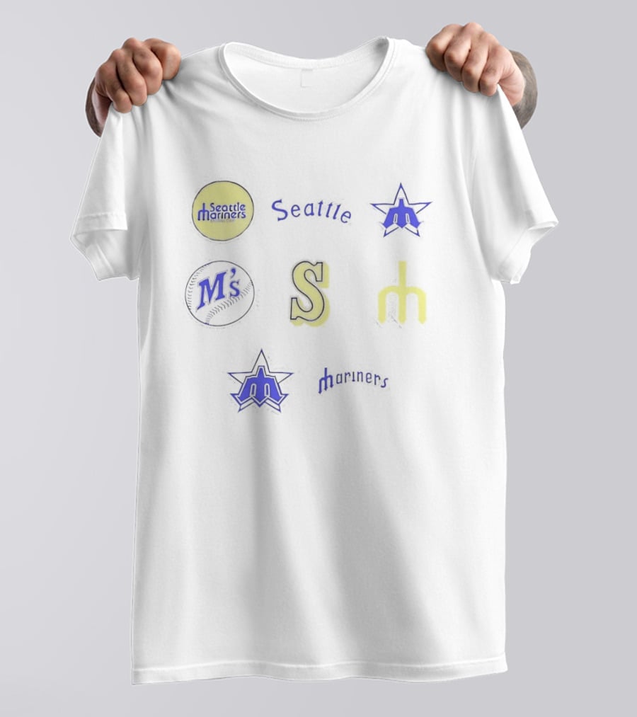 Seattle Mariners Ms S Trident Iconic History Quartz Foundation T-Shirt