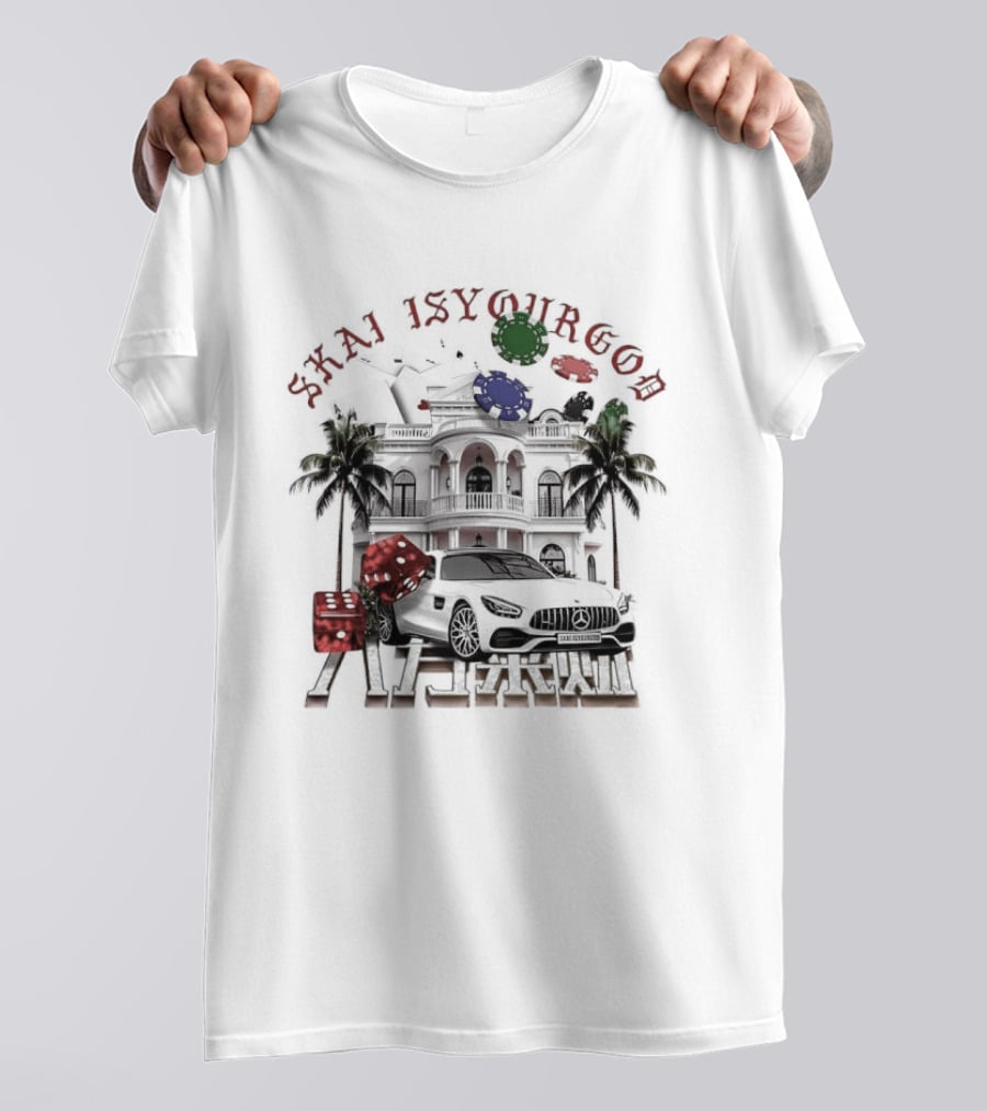 Skai Isyourgod Mansion Tropical Palms Rolling Loud T-Shirt