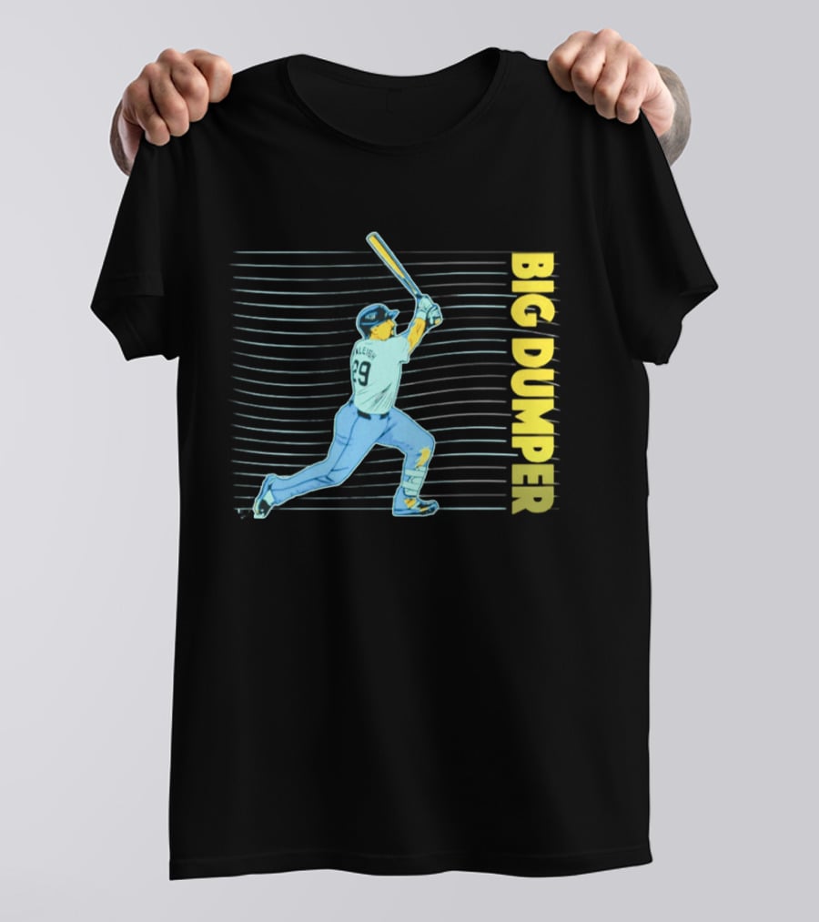 Seattle Mariners Cal Raleigh 29 Big Dumper Neon Nights T-Shirt